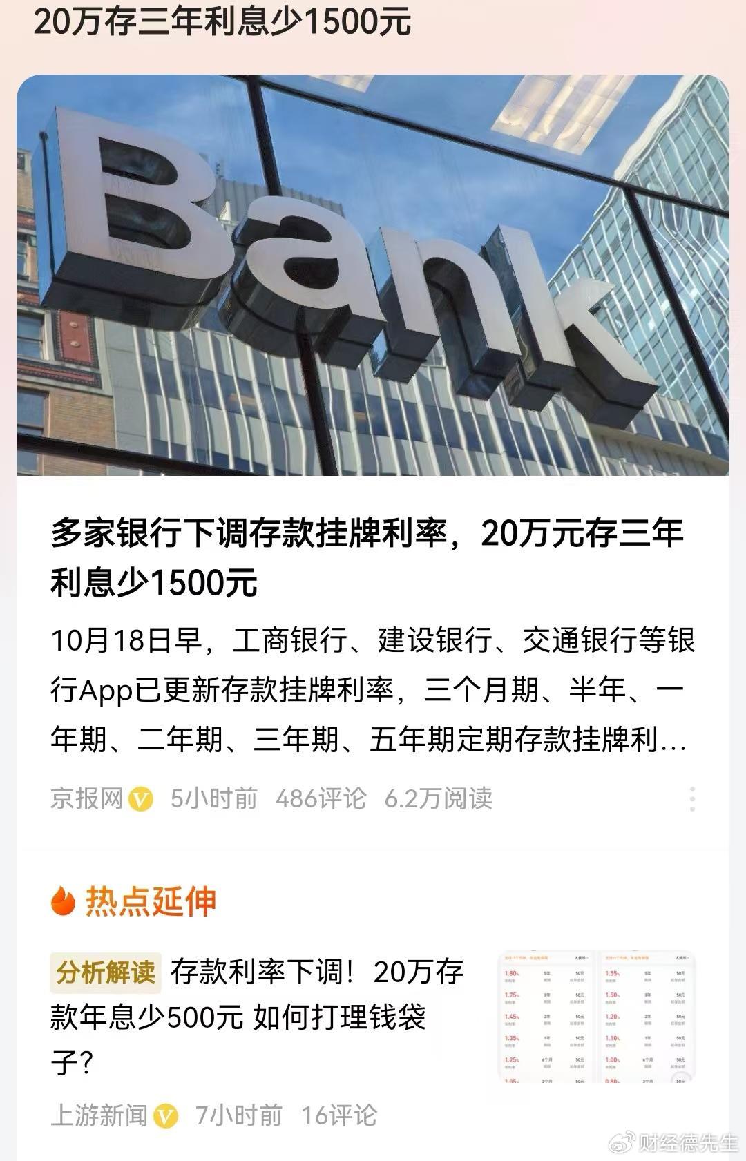 多家大行利率下调，科技重塑金融体验风暴再掀变革潮