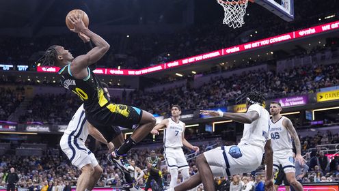 灰熊与步行者的激烈NBA对决，灰熊险胜步行者！