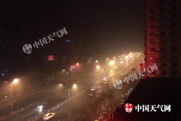 北京能见度小于千米的心灵朦胧之旅