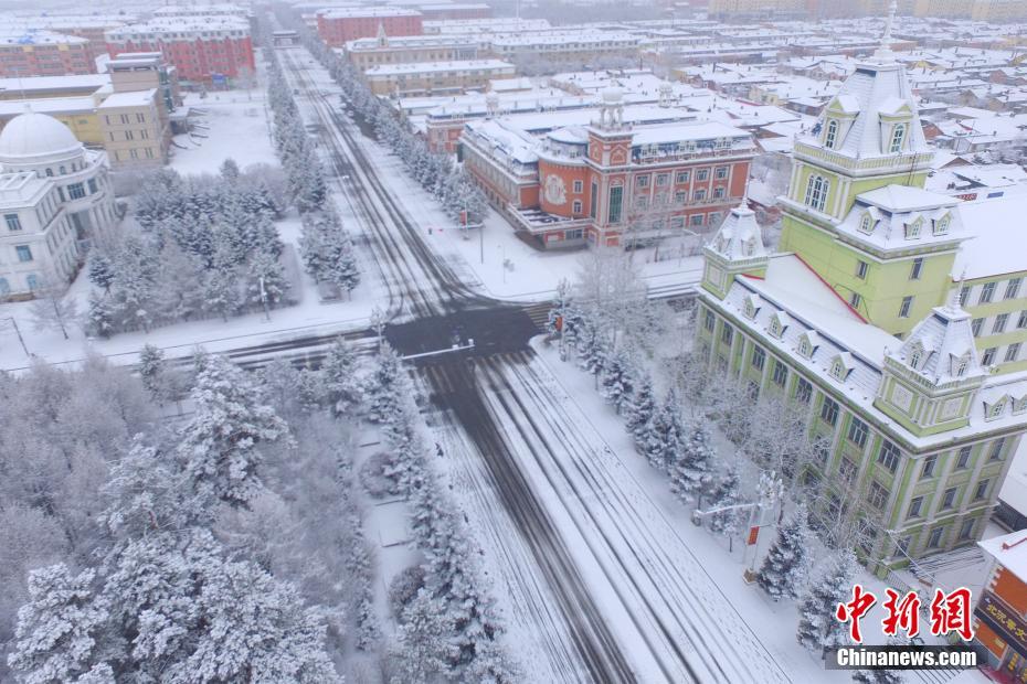 漠河降雪